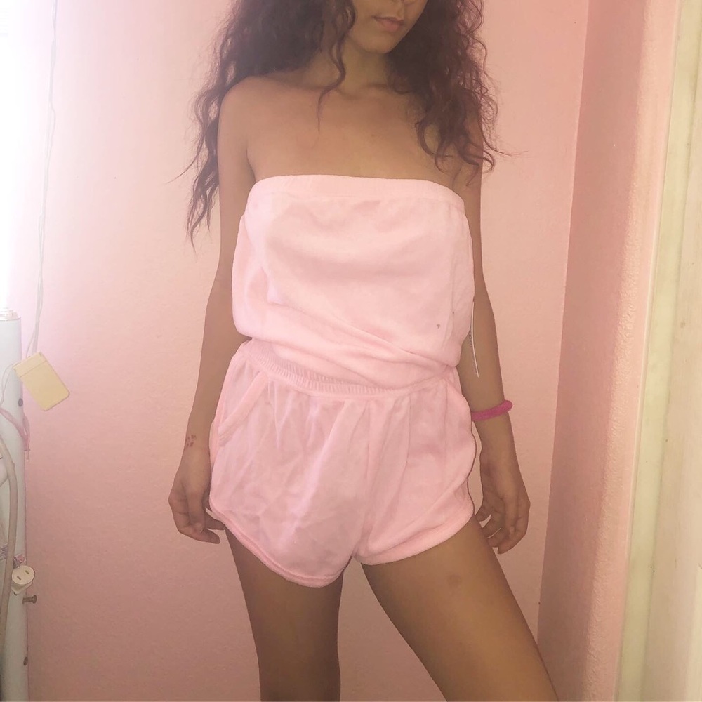 Pink Romper Coverup